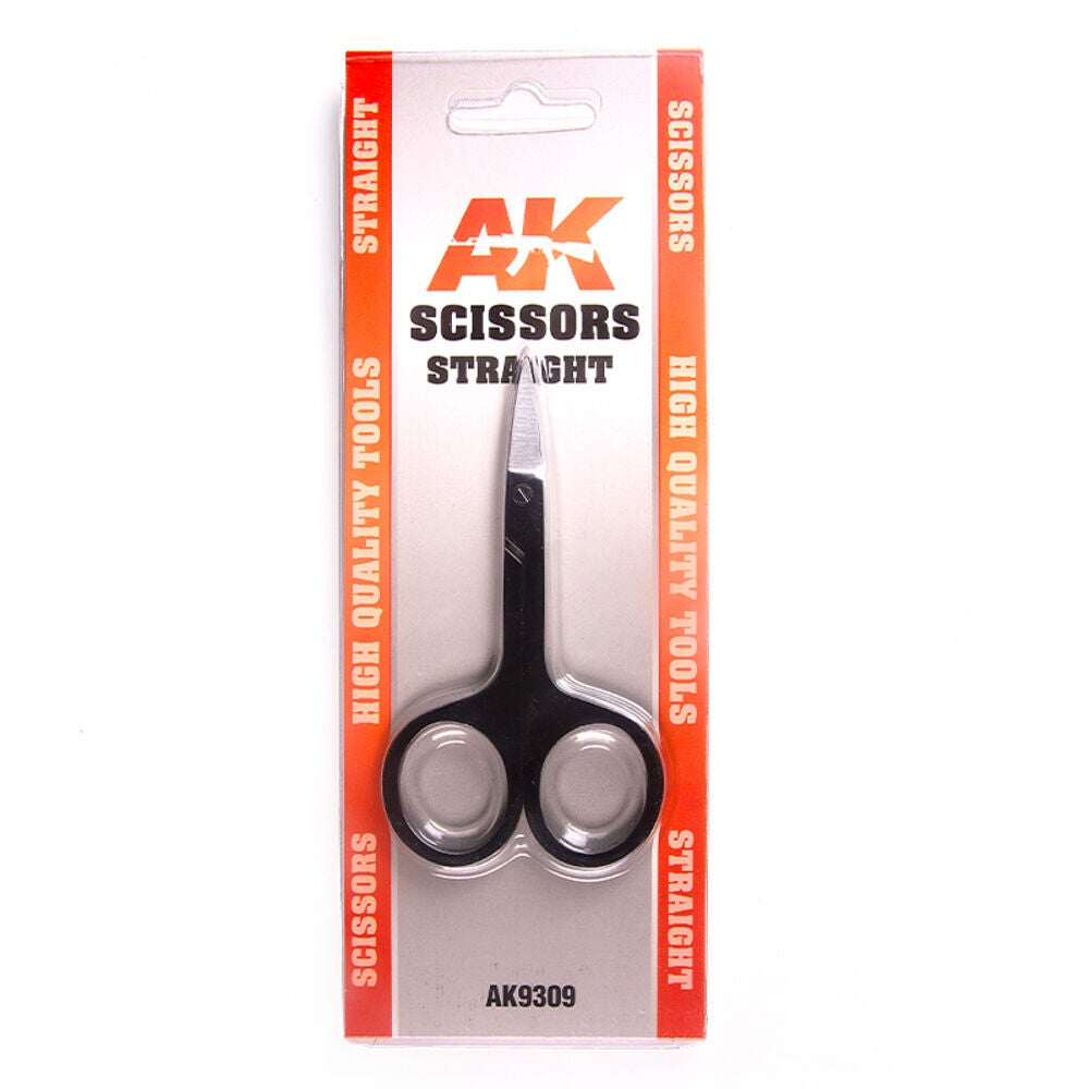 AK INTERACTIVE : REF : AK9309 : TOOL / OUTILLAGE : SCISSORS STRAIGHT (SPECIAL PHOTOETCHED) / CISEAUX DROITS (PHOTOGRAVURE SPÉCIALE)