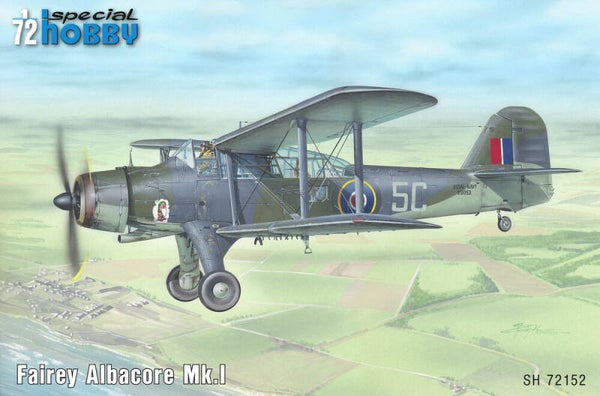 SPECIAL HOBBY (S.H.) : REF : SH72152 : 1:72 : AIRCRAFT KIT : UK (RAF) : FAIREY : Albacore Mk.I