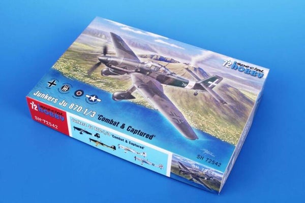 SPECIAL HOBBY (S.H.) : REF : SH72542 : 1:72 : AIRCRAFT KIT : German : Junkers Ju 87D-1/3 ("Combat & Captured'")