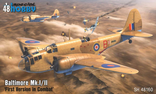 SPECIAL HOBBY (S.H.) : REF : SH48160 : 1:48 : AIRCRAFT KIT : US : MARTIN : Baltimore Mk.I/II (First Version in Combat)