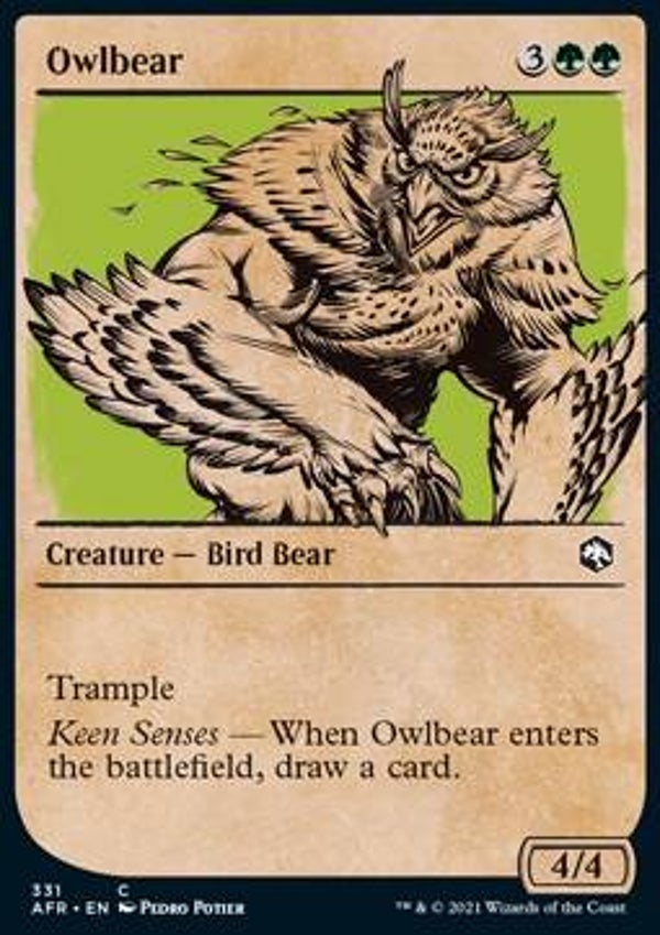 Magic the Gathering (MTG) : Owlbear (Adventures in the Forgotten Realms (AFR)) (Extra : 331) - C