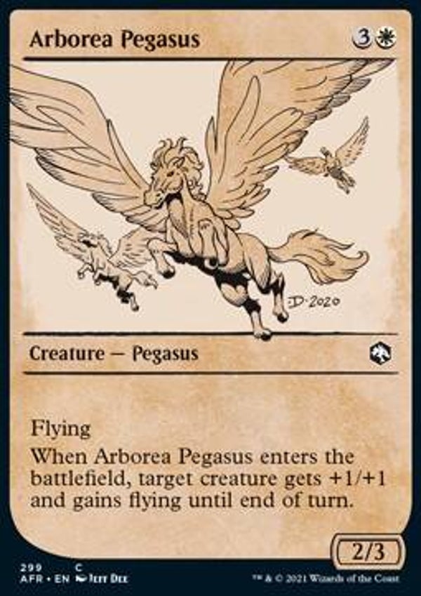 Magic the Gathering (MTG) : Arborea Pegasus (Adventures in the Forgotten Realms (AFR)) (Extra : 299) - C