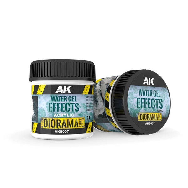 AK INTERACTIVE : REF : AK8007 : FOR DIORAMA : PASTES & TEXTURES : WATER GEL EFFECTS (100 ML)