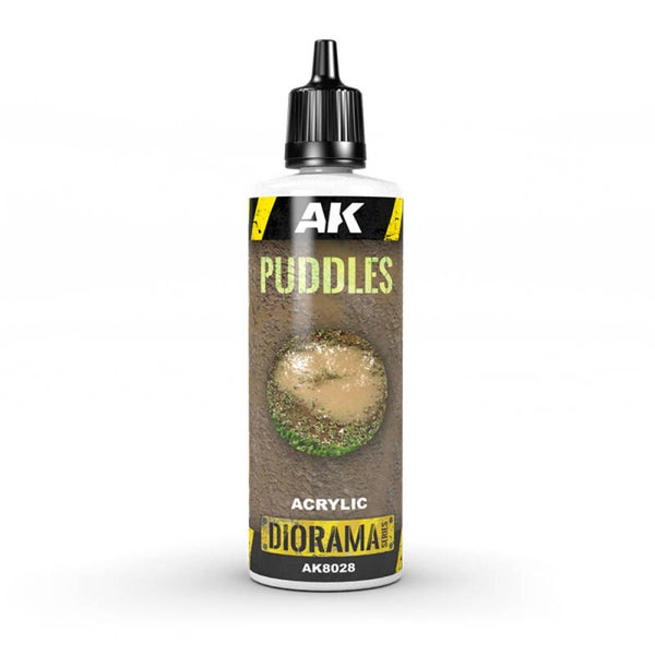 AK INTERACTIVE : REF : AK8028 : FOR DIORAMA : PUDDLES (EFFETS DE BOUES) (60 ML)