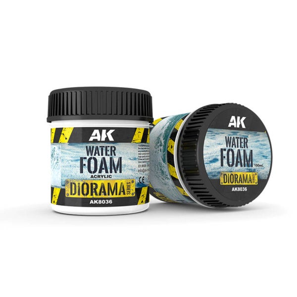 AK INTERACTIVE : REF : AK8036 : FOR DIORAMA : WATER FOAM / MOUSSE D'EAU (100 ML)