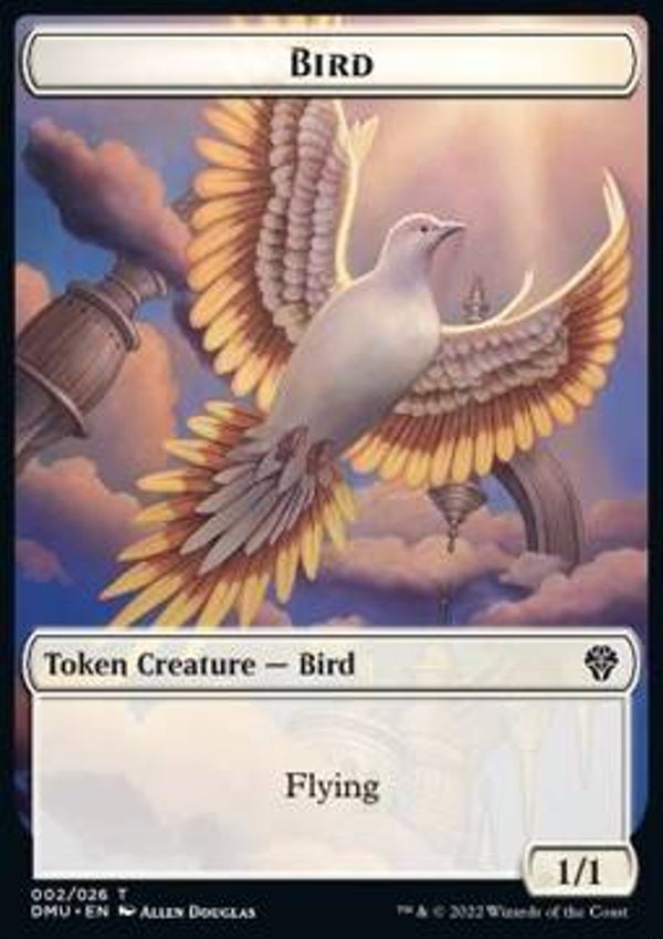 Magic : The Gathering (MTG) : Bird (White 1/1) (Dominaria United (DMR)) (Extra : 002/026) - TOKEN