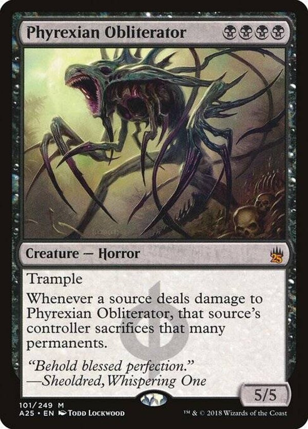 Magic : The Gathering (MTG) : Phyrexian Obliterator (Masters 25 (A25)) - M