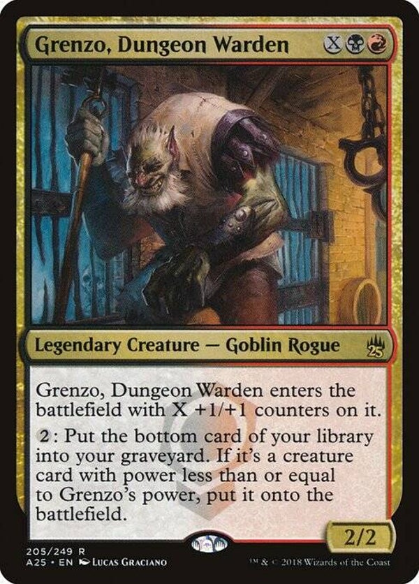 Magic : The Gathering (MTG) : Grenzo, Dungeon Warden (Masters 25 (A25)) - R
