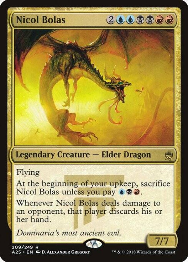 Magic : The Gathering (MTG) : Nicol Bolas (Masters 25 (A25)) - R