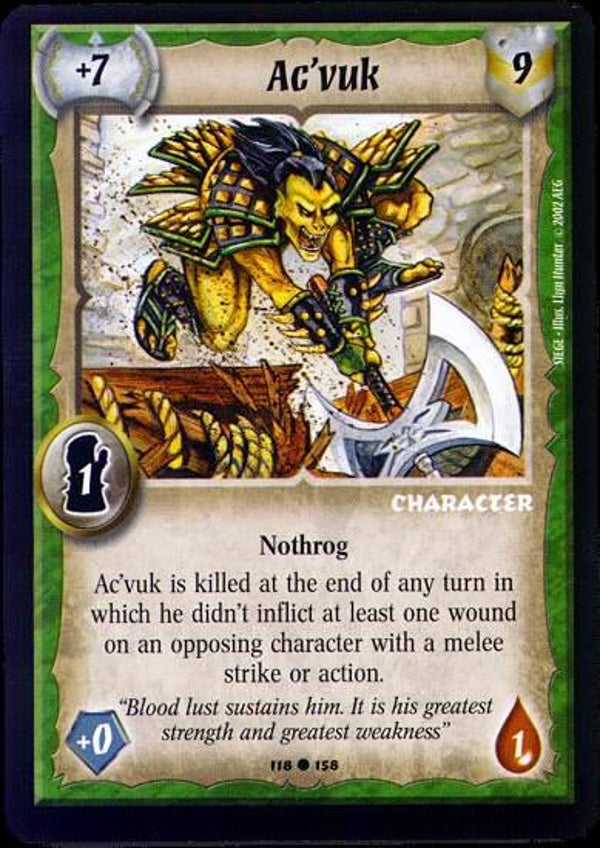 Warlord Saga of the Storm : SAc'vuk - C - SI