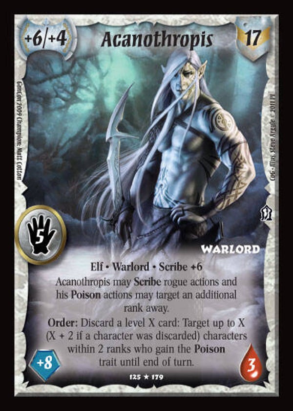 Warlord Saga of the Storm : Acanothropis (COG)