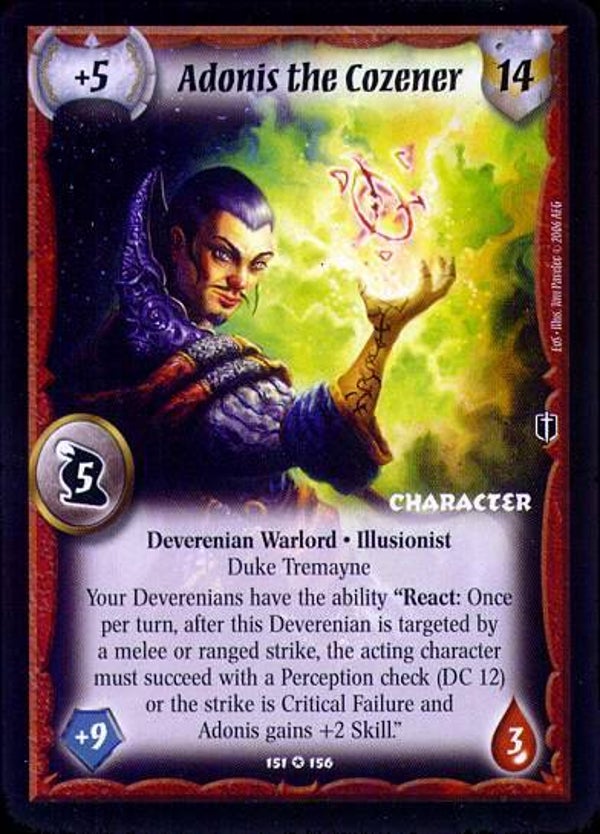 Warlord Saga of the Storm : Adonis the Cozener (EOS FOIL)