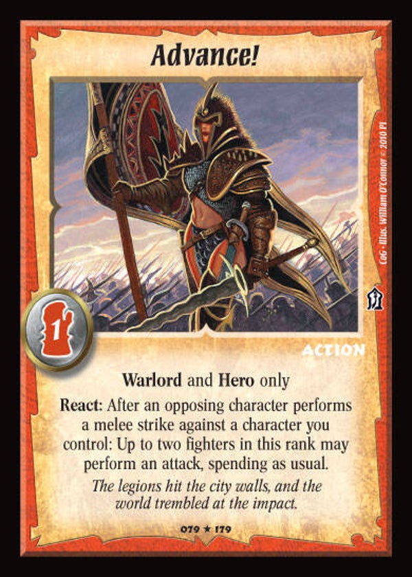 Warlord Saga of the Storm : Advance - R - COG
