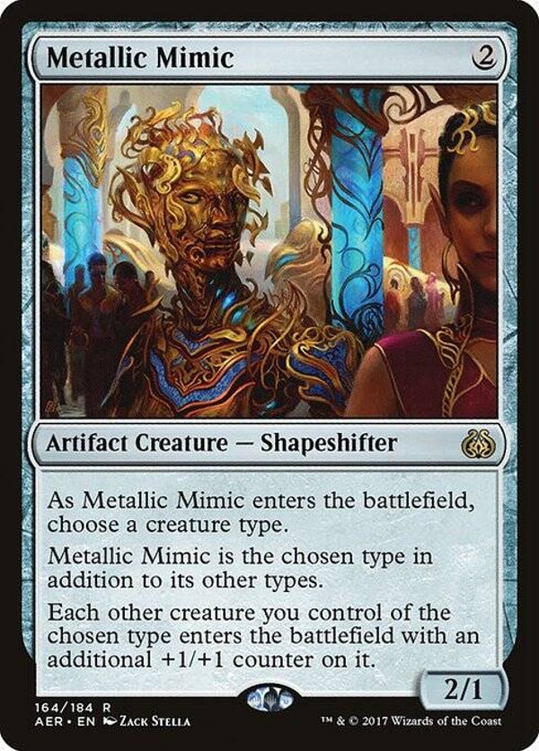 Magic the Gathering (MTG) : Metallic Mimic (Aether Revolt (AER)) - R