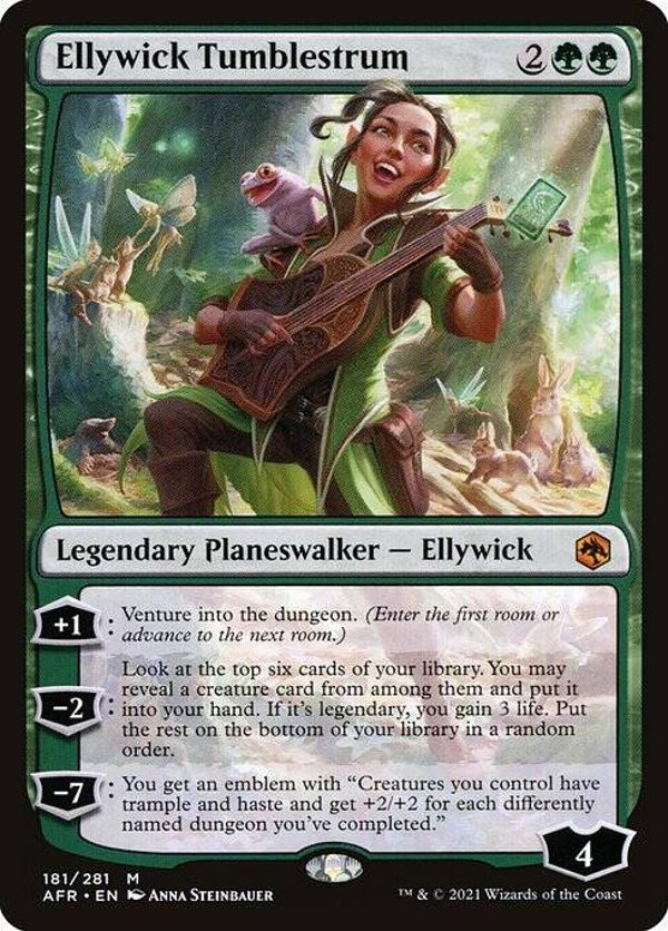 Magic : The Gathering (MTG) : Ellywick Tumblestrum (Adventures in the Forgotten Realms (AFR)) - M