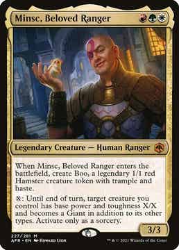 Magic : The Gathering (MTG) : Minsc, Beloved Ranger (Adventures in the Forgotten Realms (AFR)) - M