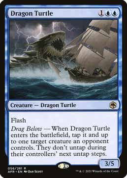 Magic the Gathering (MTG) : Dragon Turtle (Adventures in the Forgotten Realms (AFR)) - R