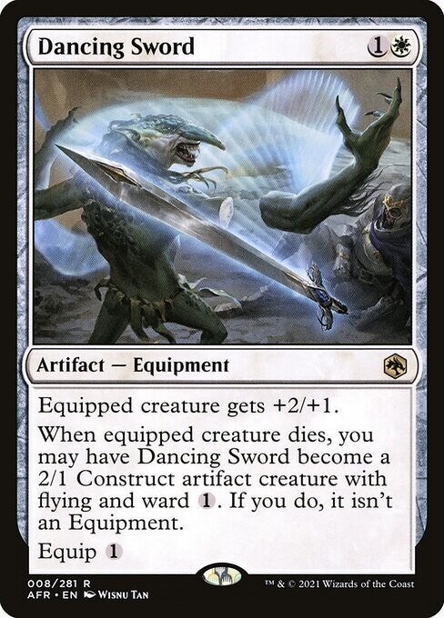 Magic the Gathering (MTG) : Dancing Sword (Adventures in the Forgotten Realms (AFR)) - R