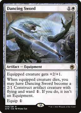 Magic the Gathering (MTG) : Dancing Sword (Adventures in the Forgotten Realms (AFR)) - R