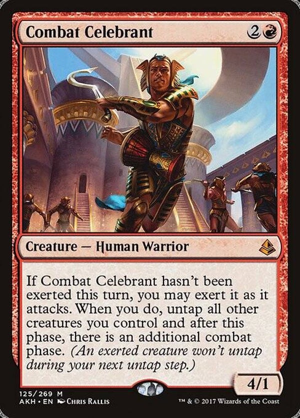 Magic : The Gathering (MTG) : Combat Celebrant (Amonkhet (AKH)) - M