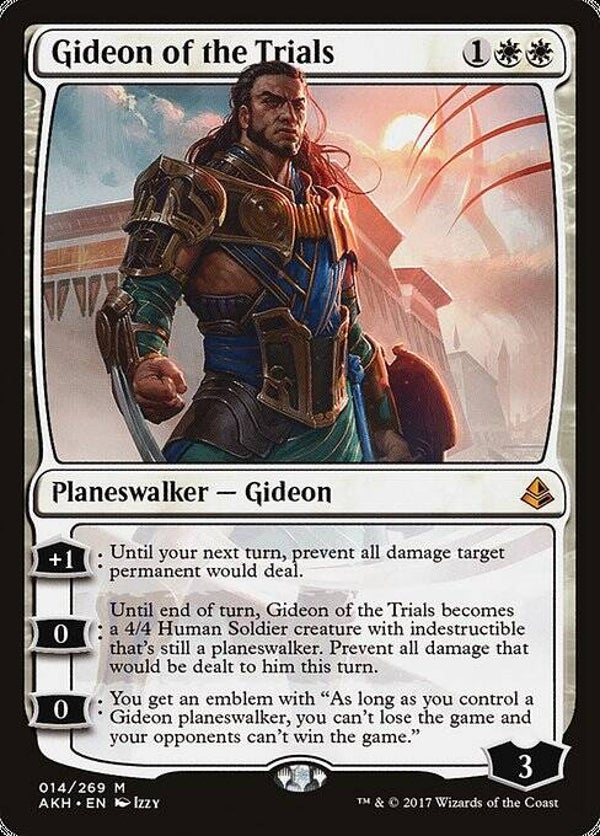 Magic : The Gathering (MTG) : Gideon of the Trials (Amonkhet (AKH)) - M