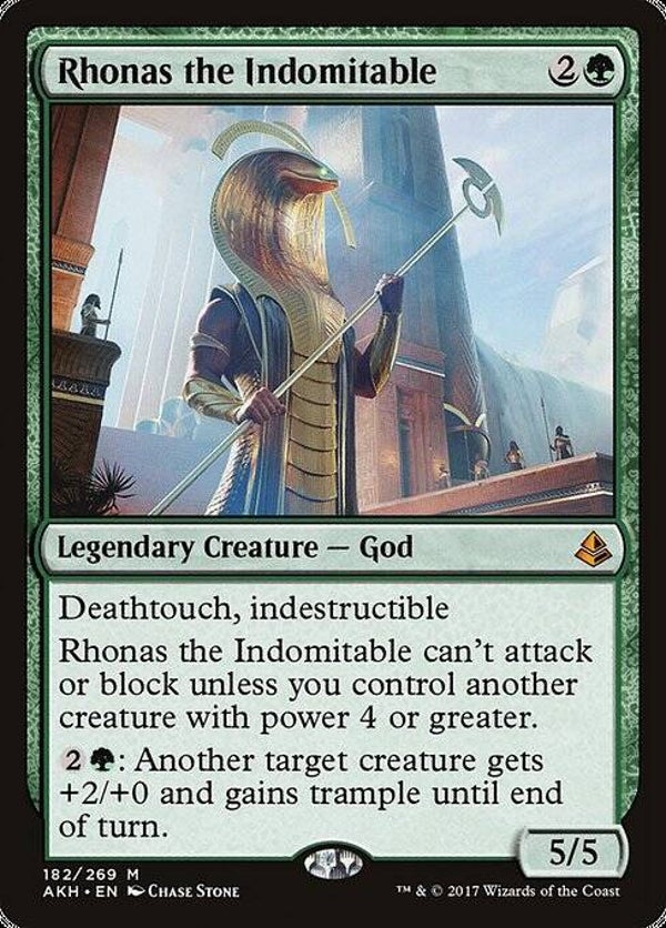 Magic : The Gathering (MTG) : Rhonas the Indomitable (Amonkhet (AKH)) - M