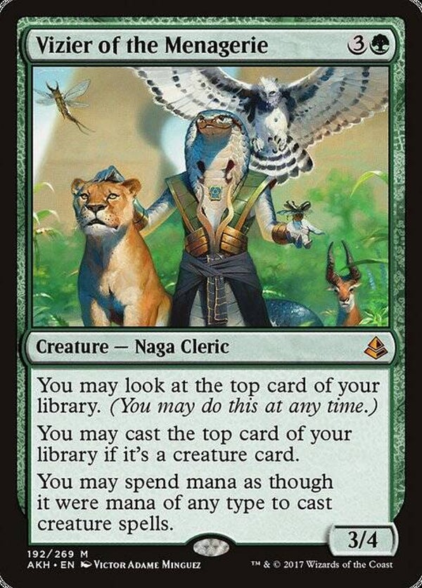 Magic : The Gathering (MTG) : Vizier of the Menagerie (Amonkhet (AKH)) - M