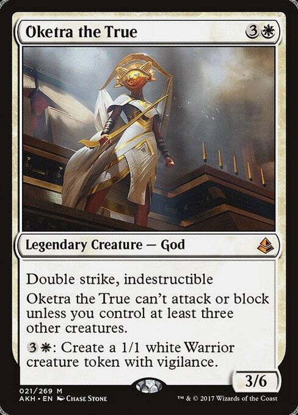Magic : The Gathering (MTG) : Oketra the True (Amonkhet (AKH)) - M