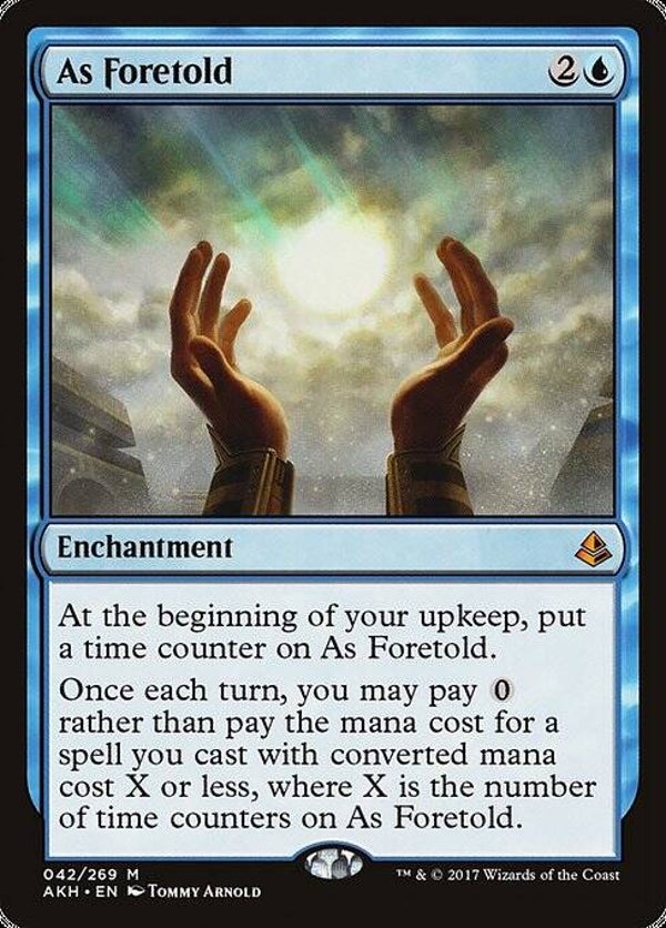 Magic : The Gathering (MTG) : As Foretold (Amonkhet (AKH)) - M