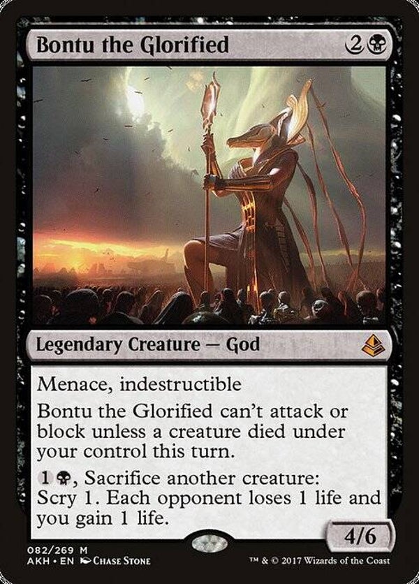 Magic : The Gathering (MTG) : Bontu the Glorified (Amonkhet (AKH)) - M