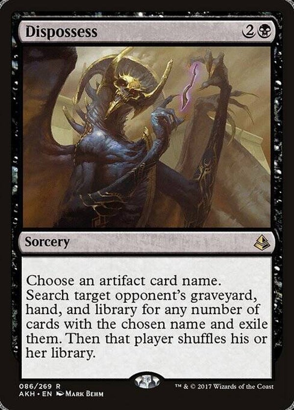Magic the Gathering (MTG) : Dispossess (Amonkhet (AKH)) - R