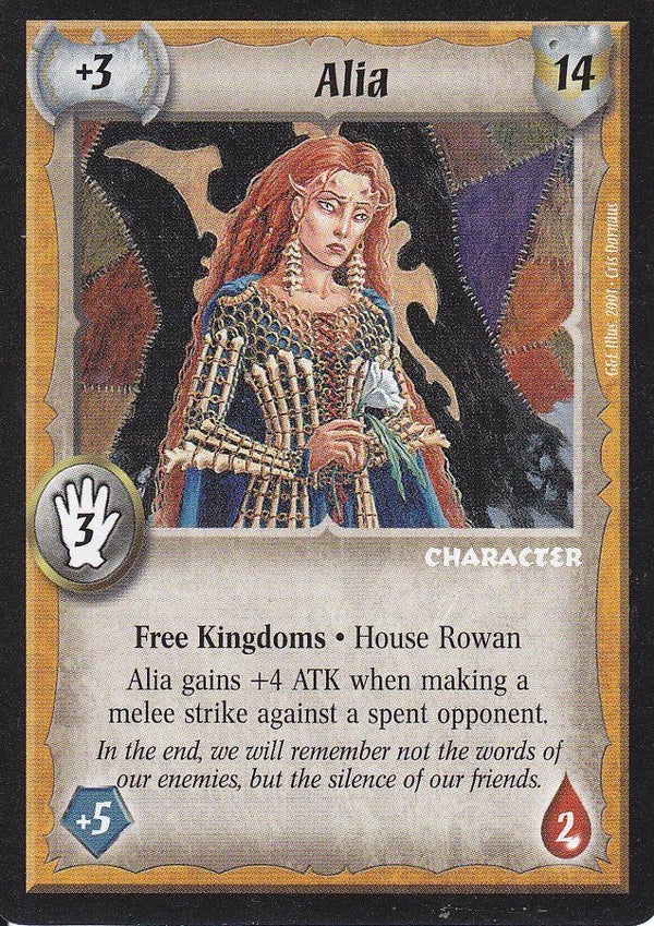 Warlord Saga of the Storm : Alia (G&E Deck special)