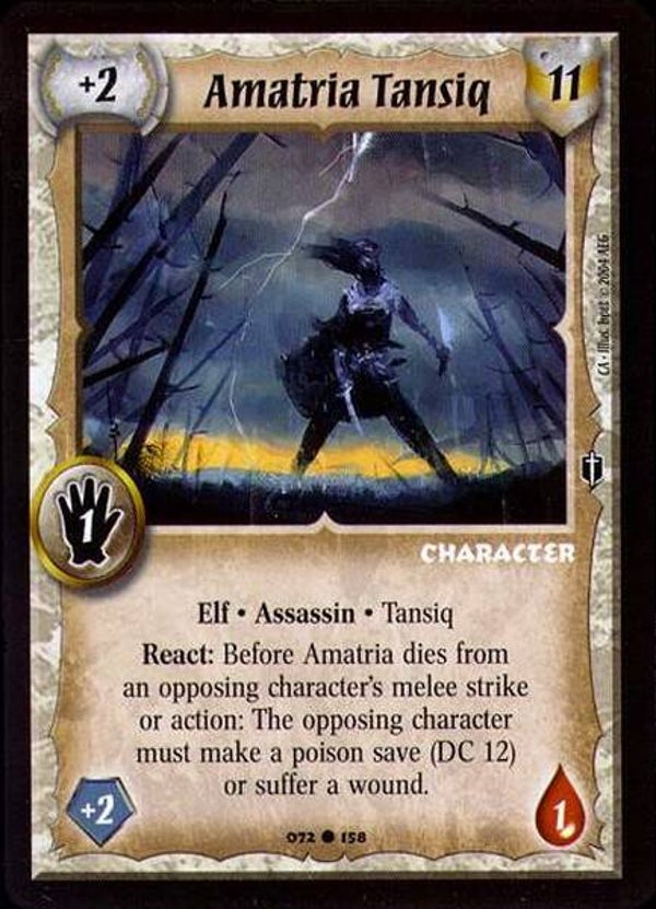 Warlord Saga of the Storm : Amatria Tansiq - C - CA