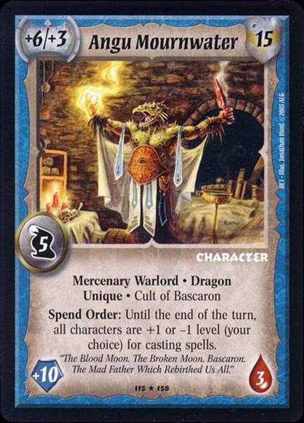 Warlord Saga of the Storm : Angu Mournwater (BET FOIL)