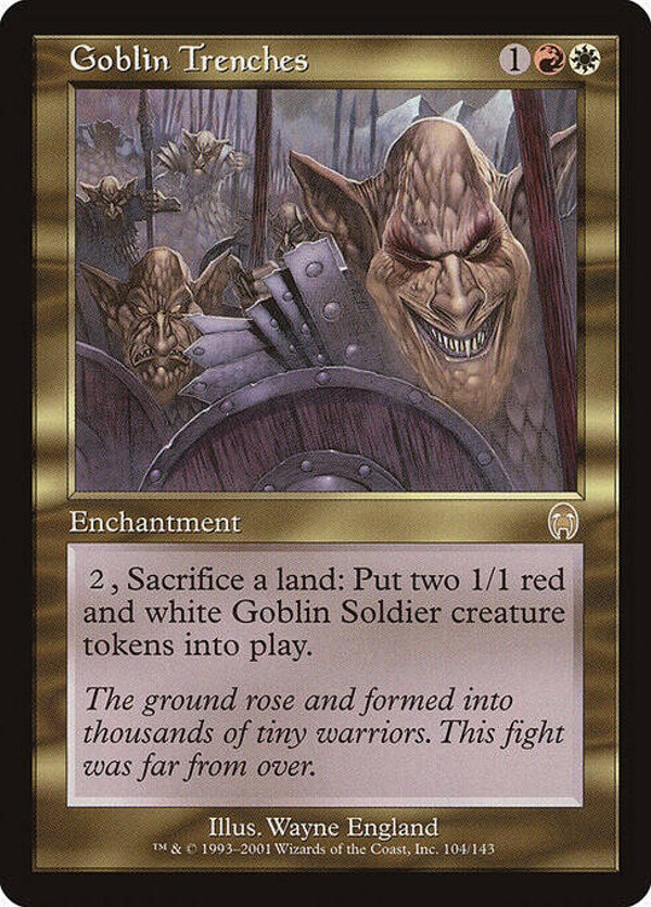 Magic the Gathering (MTG) : Goblin Trenches (Apocalypse (APC)) - R