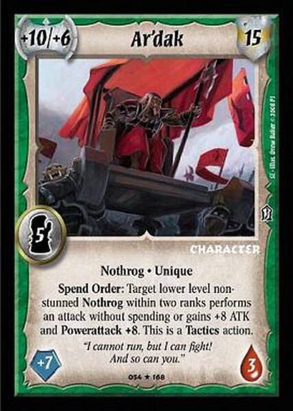Warlord Saga of the Storm : Ar'dak - R - (Shattered Empires) SE