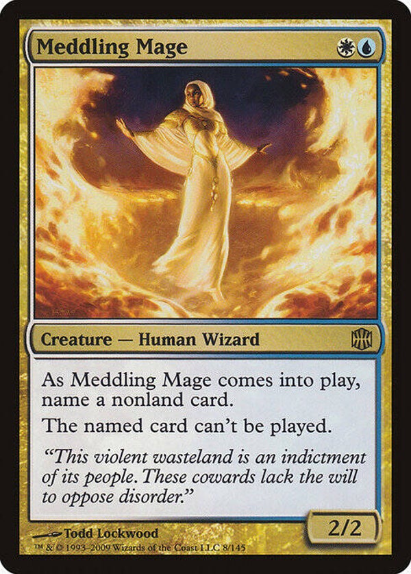 Magic the Gathering (MTG) : Meddling Mage (Alara Reborn (ARB)) - R
