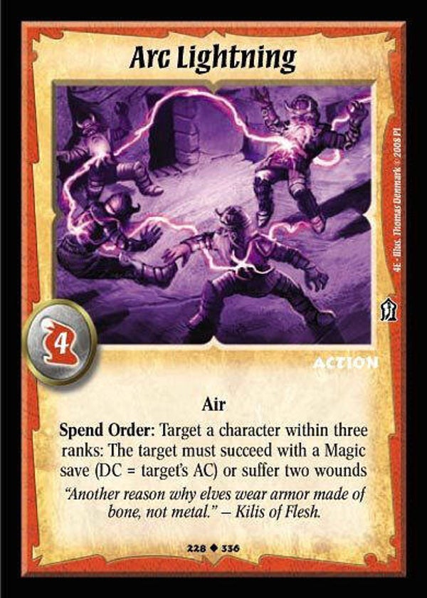 Warlord Saga of the Storm : Arc Lightning - U - 4E