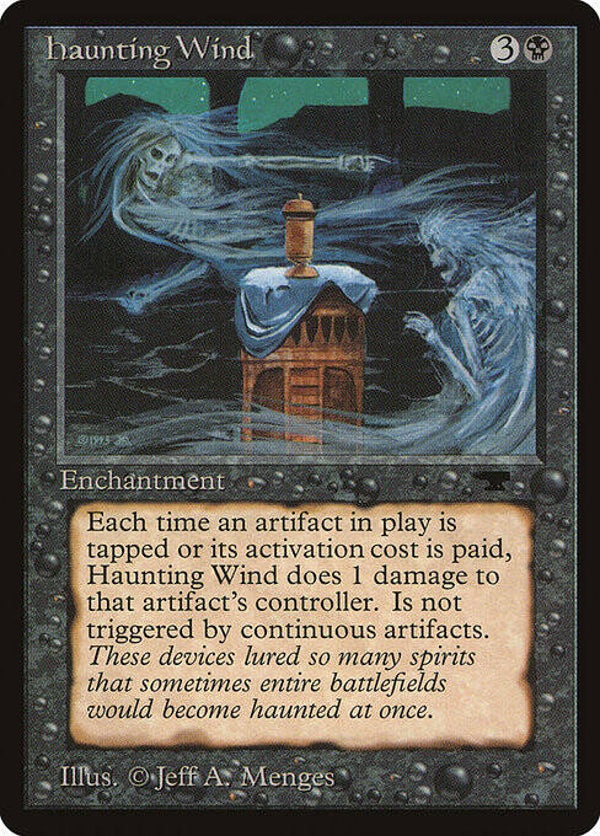 Magic : The Gathering (MTG) : Haunting Wind - (Antiquities) - U