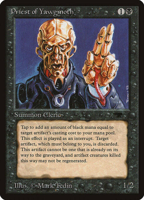 Magic : The Gathering (MTG) : Priest of Yawgmoth - (Antiquities) - C
