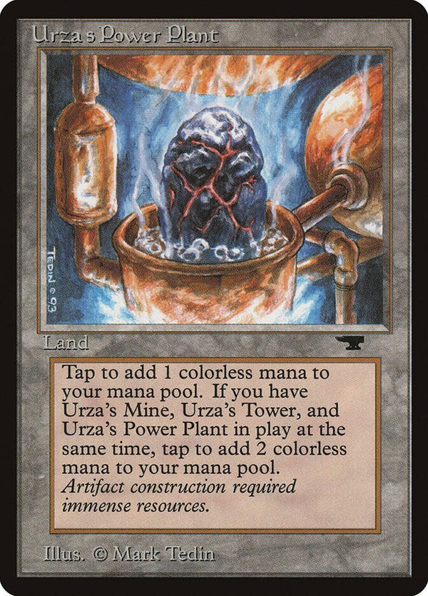 Magic : The Gathering (MTG) : Urza's Power Plant (V.3) - (Antiquities) - C (SPLD-PLD)