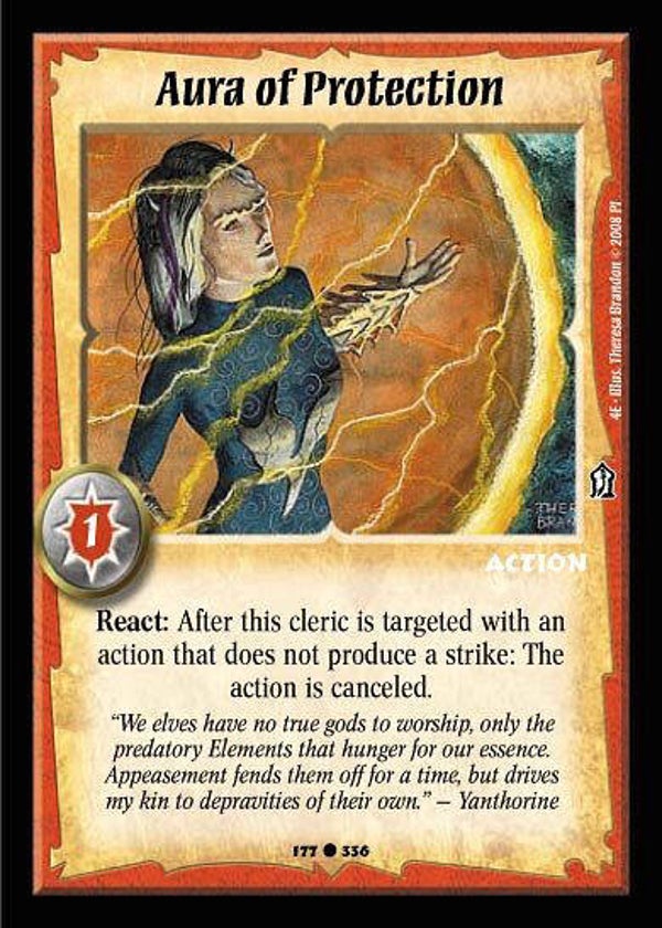 Warlord Saga of the Storm : Aura of Protection - C - 4E