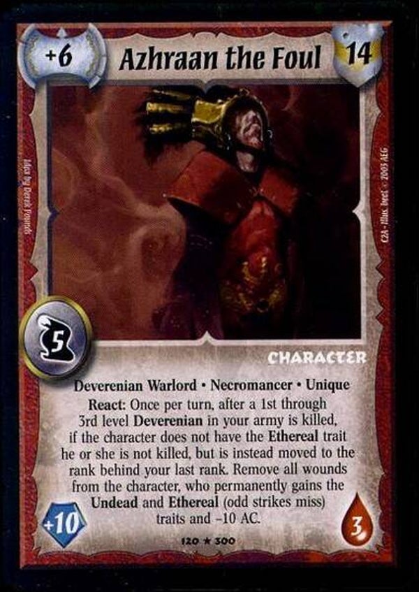 Warlord Saga of the Storm : Azhraan the Foul (C2A FOIL)