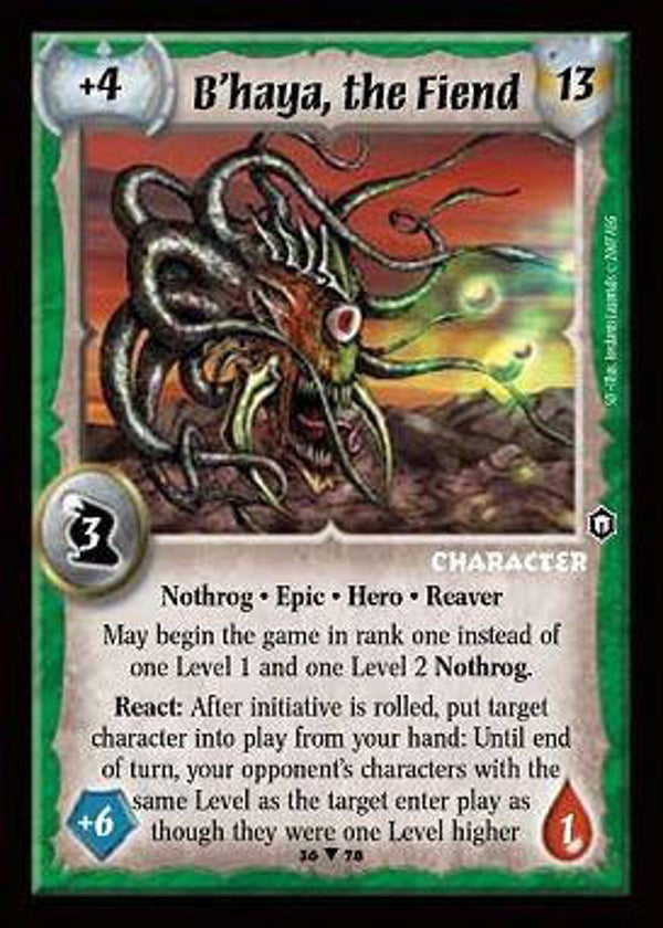 Warlord Saga of the Storm : B'haya, the Fiend (SD)