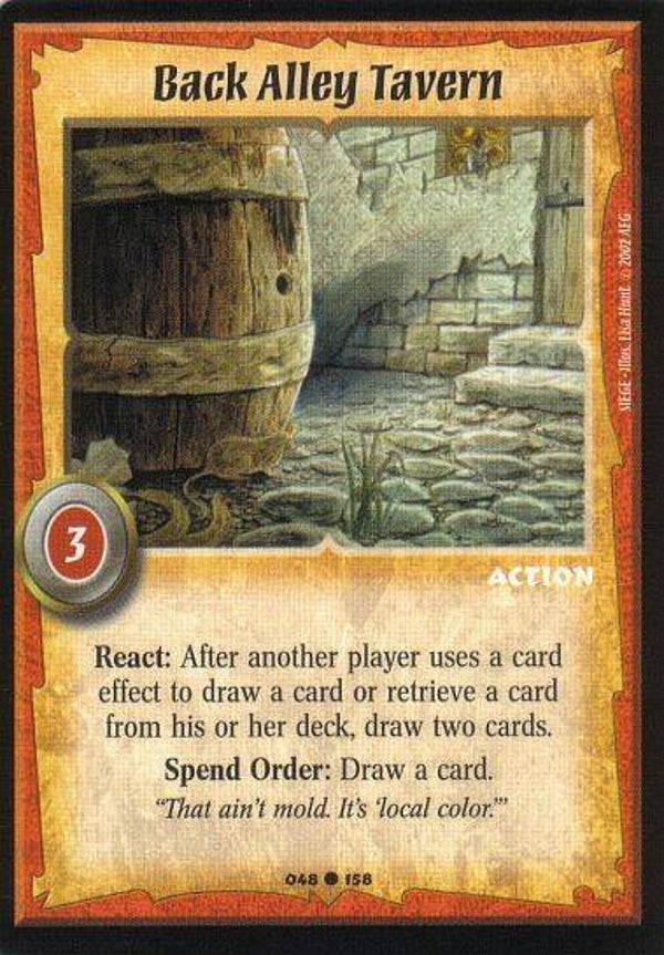 Warlord Saga of the Storm : Back Alley Tavern - C - SI