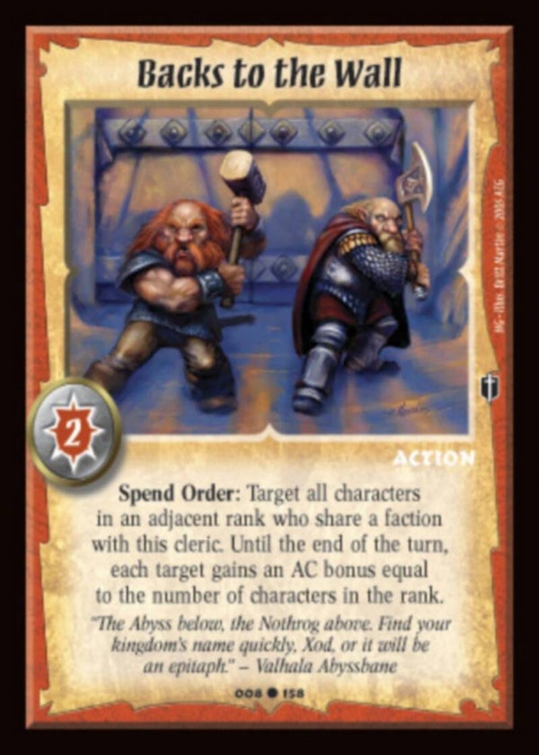 Warlord Saga of the Storm : Backs to the Wall - C - HG