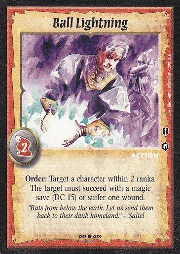Warlord Saga of the Storm : Ball Lightning - C - BB2