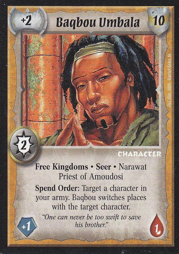 Warlord Saga of the Storm : Baqbou Umbala (G&E Deck special)