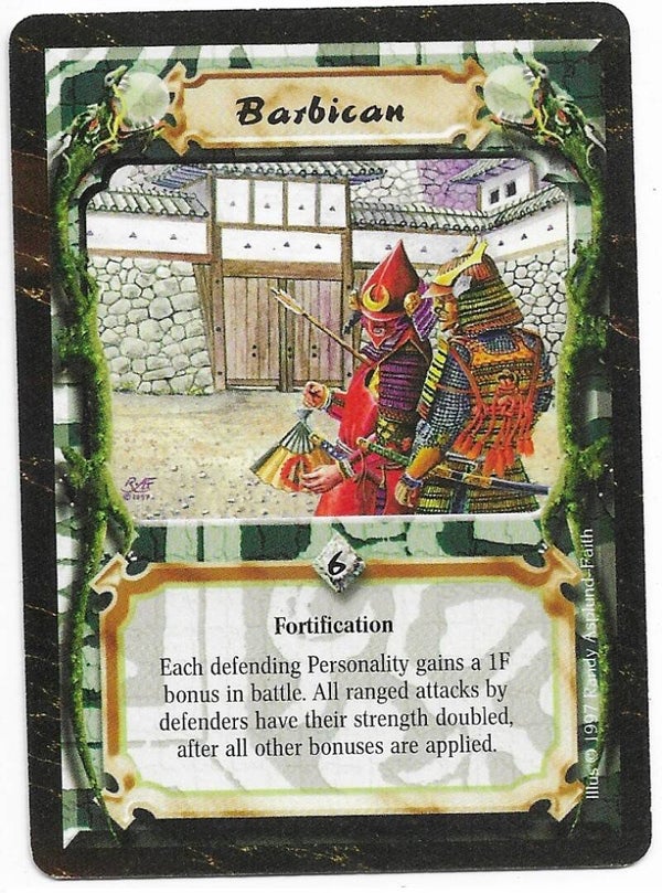 L5R : HOLDING : Barbican (Time of the Void R.C. (ToV)) - "FIXED REPRINT" (?!)