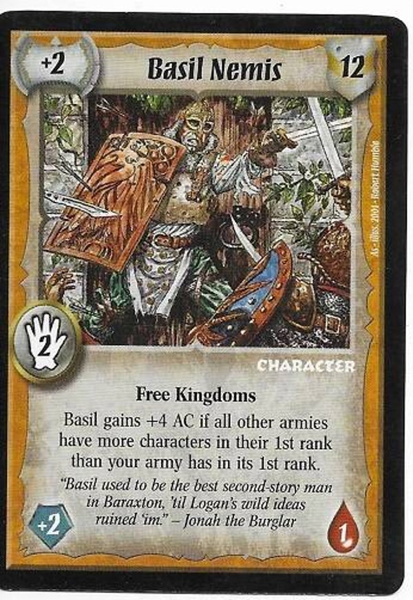Warlord Saga of the Storm : Basil Nemis (BK Deck special )
